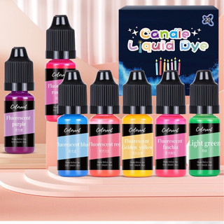 Set 30 màu làm nến thơm dạng nước gốc dầu , 30 màu đa dạng , dung tích 10ml
