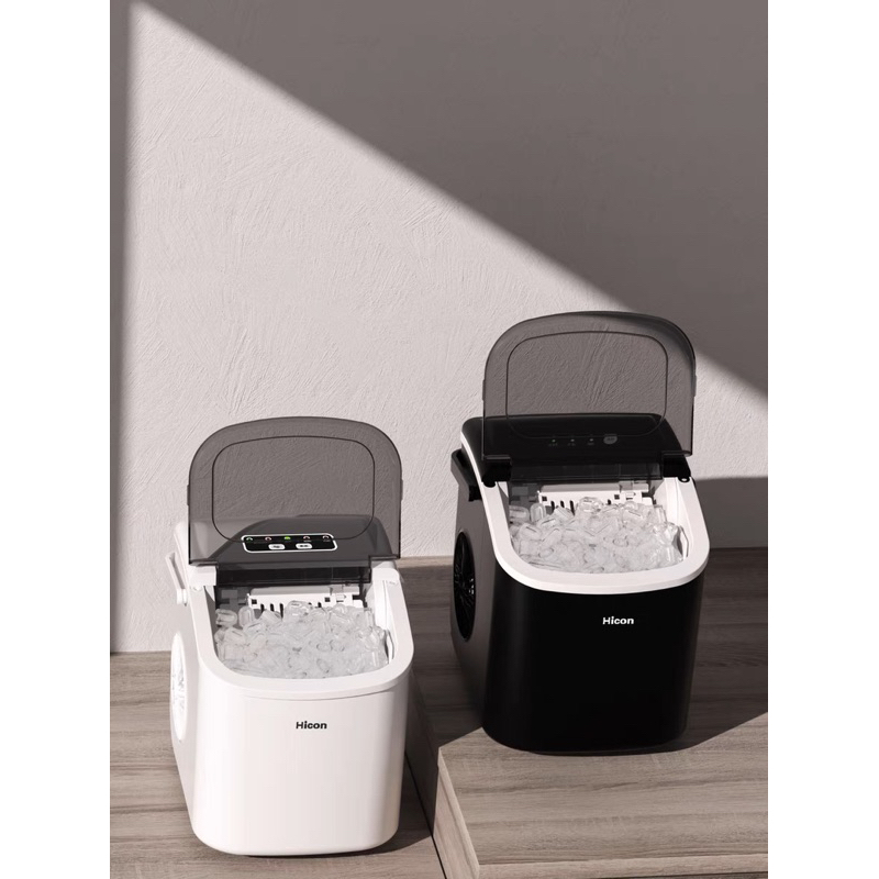 Máy làm đá viên HICON, máy làm đá lạnh nhỏ gọn tiện lợi không gây tiếng ồn