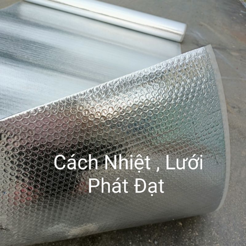 Cách Nhiệt phủ 2 lớp bạc sáng bóng làm chống nóng mái nhà, mái tôn , nhà xưởng , phòng ngủ