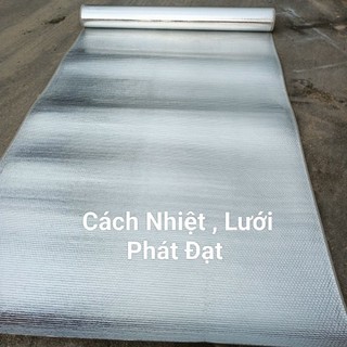 Cách Nhiệt phủ 2 lớp bạc sáng bóng làm chống nóng mái nhà, mái tôn , nhà xưởng , phòng ngủ