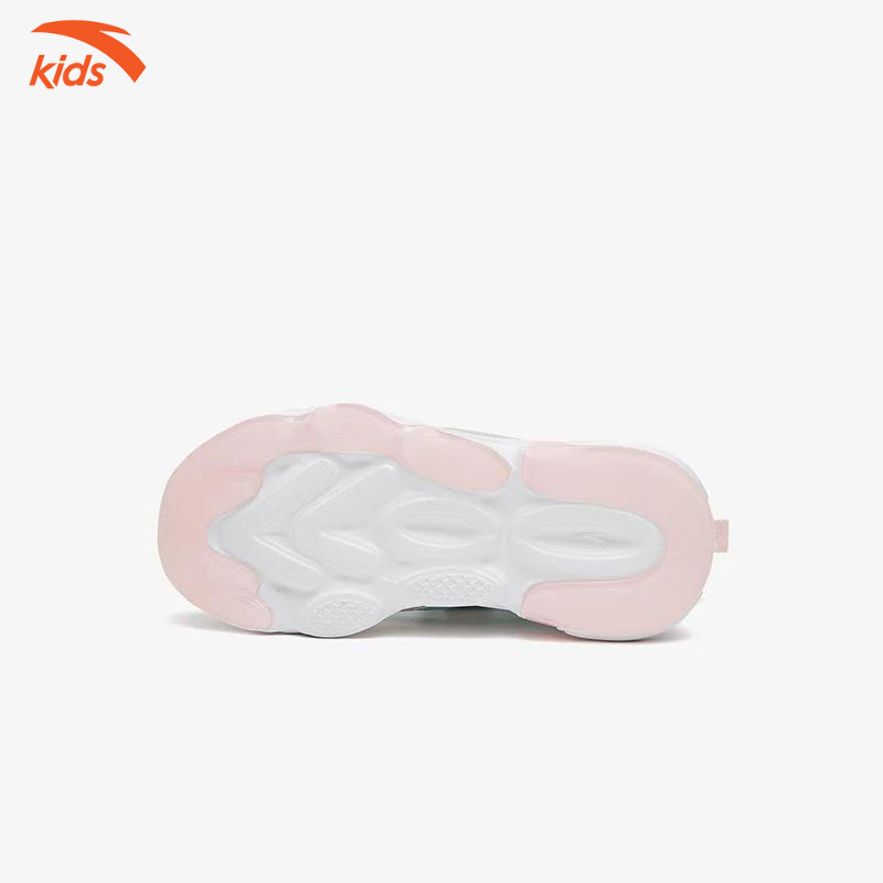 Giày bé gái Anta Kids W322329911 dòng chạy thể thao Running mẫu 2023 công nghệ đế giày bảo vệ gót chân bé