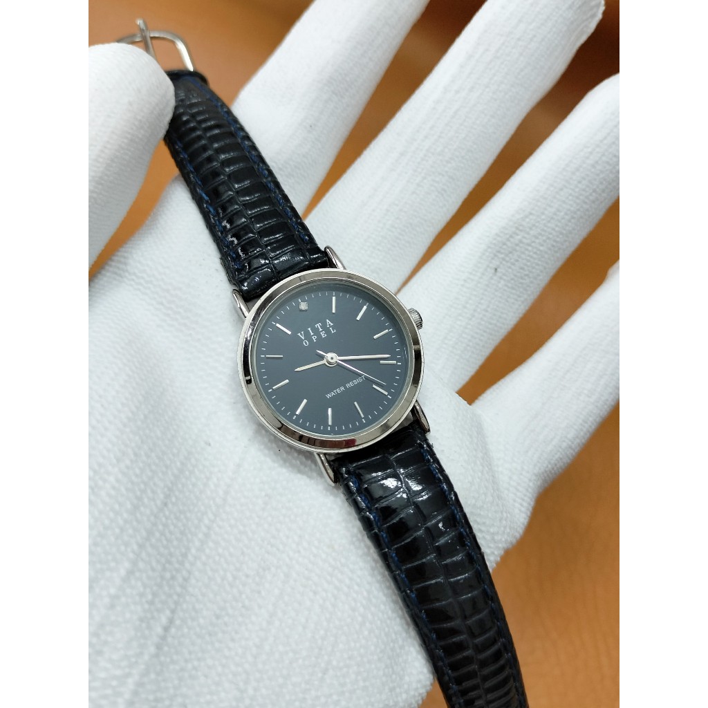 Đồng hồ nữ VitaOpel hàng si Nhật nội địa mặt đen