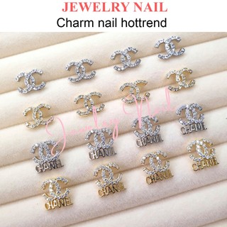Charm logo thương hiệu cao cấp charm thương hiệu charm nail gắn móng đính móng trang trí móng Jewelry_2