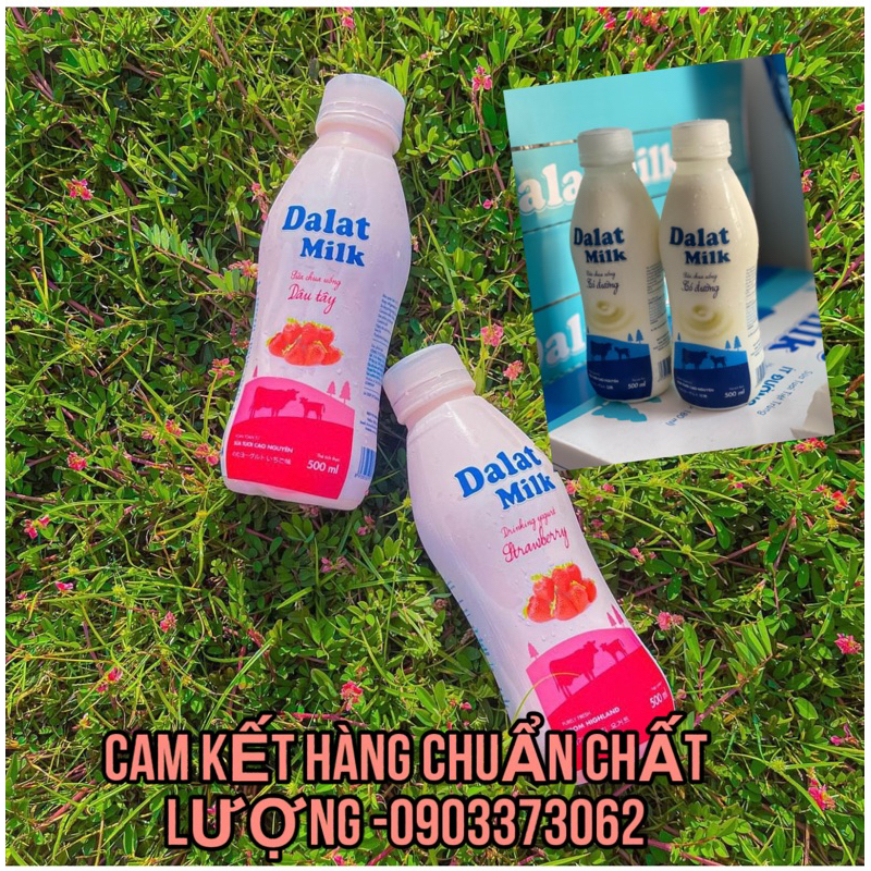 SỮA CHUA UỐNG DALATMIKL  DALATMILK 500ML