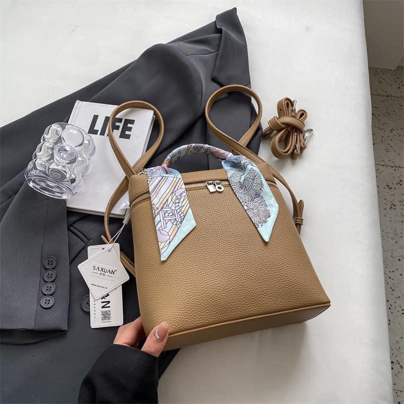 Balo da lì đi kèm khăn lụa size22 - Hàng order