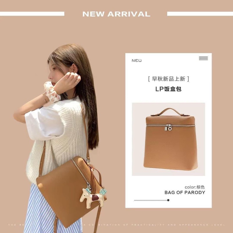 Balo da lì đi kèm khăn lụa size22 - Hàng order