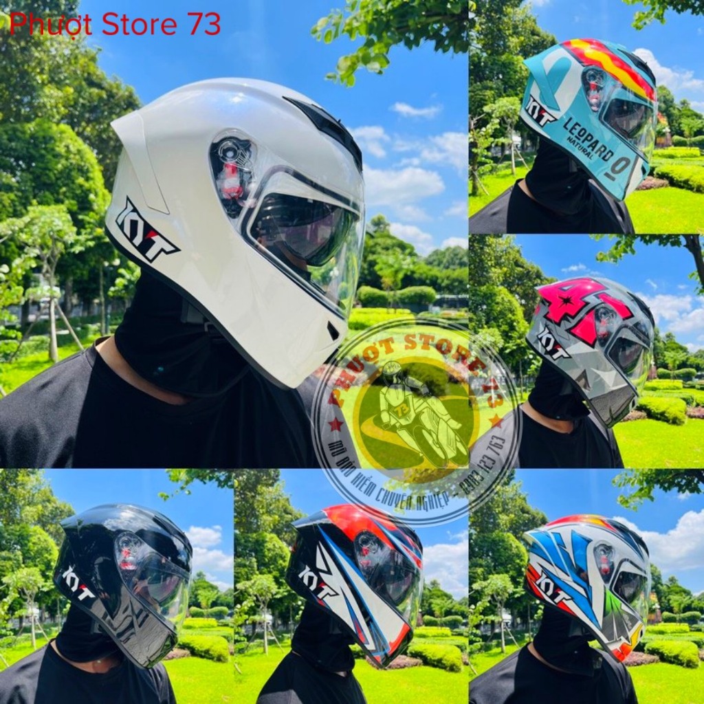 Mũ Fullface Royal m266 2 Kính Dán Tem KYT