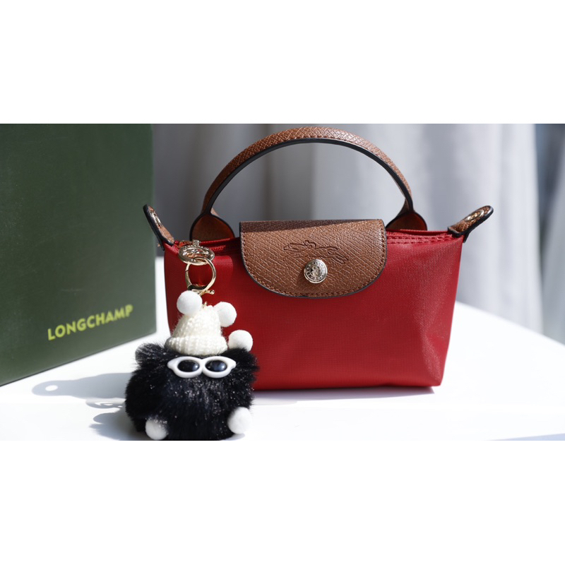 Túi quai xách Longchamp mini size 18cm tặng kèm móc phụ kiện