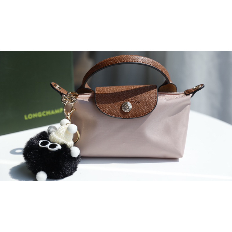 Túi quai xách Longchamp mini size 18cm tặng kèm móc phụ kiện