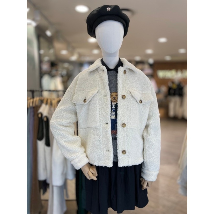 Áo khoác lót bông nữ hàn quốc Whoau WHYAC4T32F thời trang, dày dặn chính hãng sale