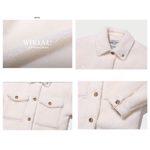 Áo khoác lót bông nữ hàn quốc Whoau WHYAC4T32F thời trang, dày dặn chính hãng sale