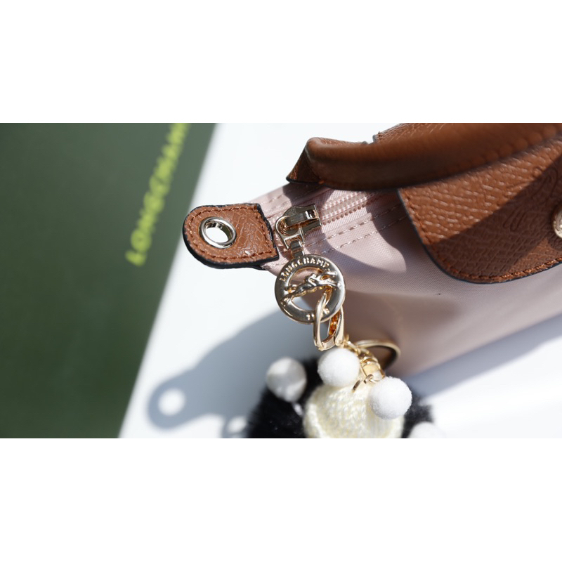 Túi quai xách Longchamp mini size 18cm tặng kèm móc phụ kiện