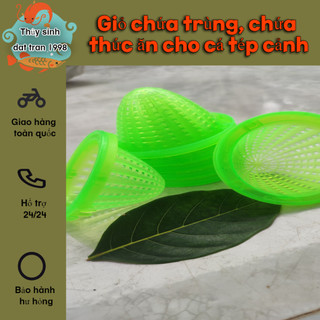 Giỏ chứa trùng - giỏ chứa thức ăn cá , tép cảnh - phụ kiện cá tép cảnh giá rẻ