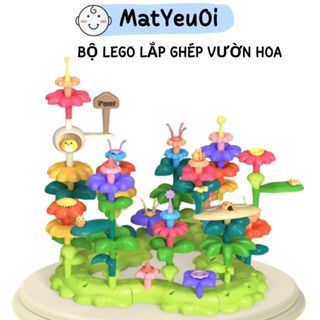 Bộ Lego Lắp Ghép Vườn Hoa Cho Bé Đồ Chơi Giáo Dục Phát Triển Trí Tuệ Cho