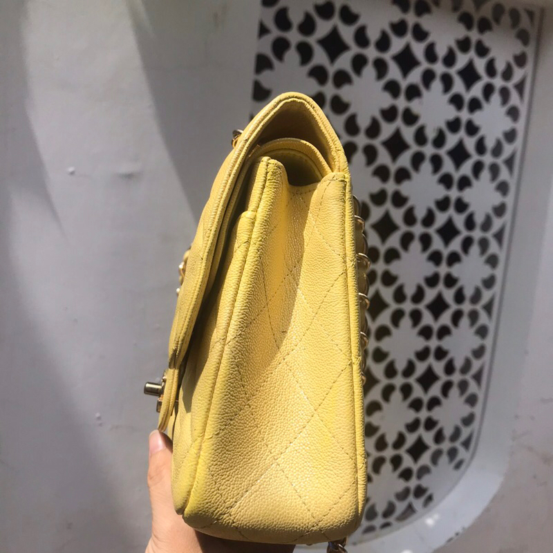 Túi hàng si tuyển size 25 vàng chanh siêu đẹp