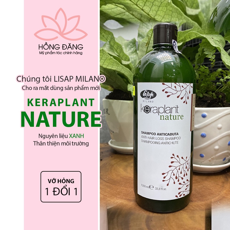 Dầu gội chống rụng tóc, kích thích mọc tóc, giúp tóc chắc khỏe tự nhiên Keraplant Nature Energizing