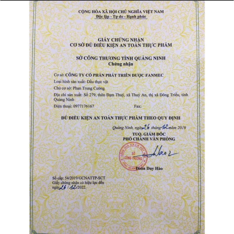 Tinh dầu húng chanh MINION Gold lên men 30ml