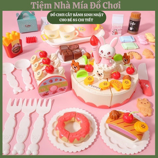  Đồ Chơi Bánh Kem Sinh Nhật Cho Bé Đồ Chơi Cắt Bánh Kem Với 85pcs Có Hiệu Ứng Nhạc Đèn