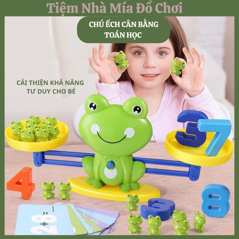 Đồ Chơi Ếch Cân Bằng Toán Học, Ếch Cân Bằng Trọng Lượng Hỗ Trợ Phép Tính, Đồ Chơi Giáo Dục Phát Triển Trí Tuệ Cho Bé