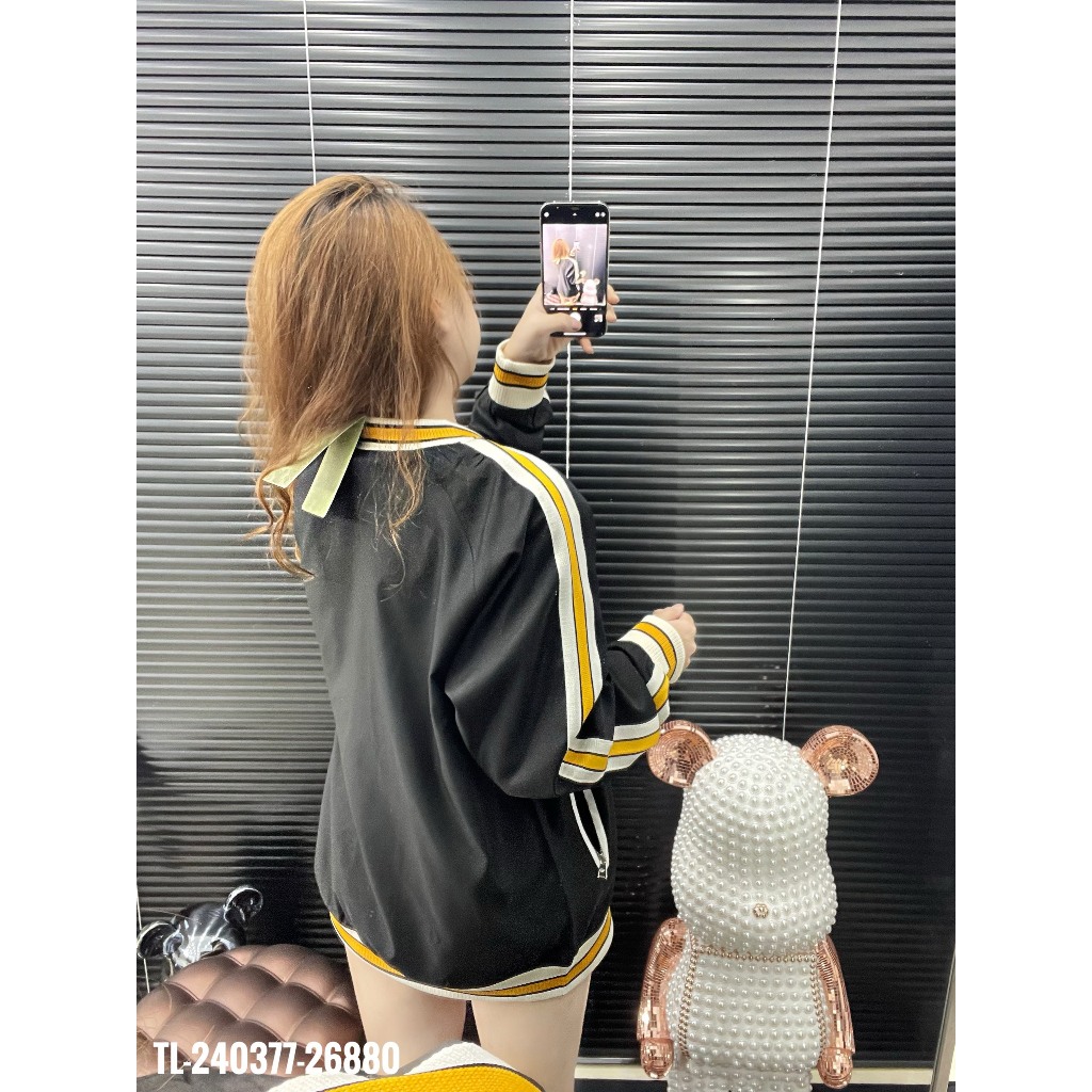 🔥Hot🔥Áo bomber Gucci thêu ong họa tiết thiết kế hot trend Nam nữ New 2023