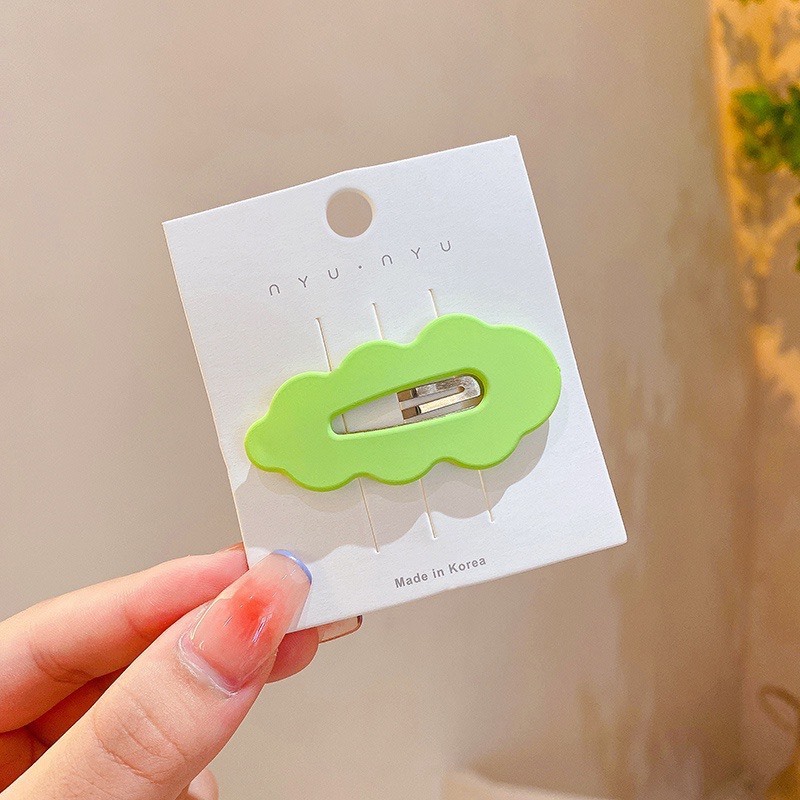 Kẹp Tóc Hình Đám Mây Hoạt Hình Màu Sắc Ngọt Ngào Dễ Thương Xinh Xắn Phong Cách Hàn Quốc