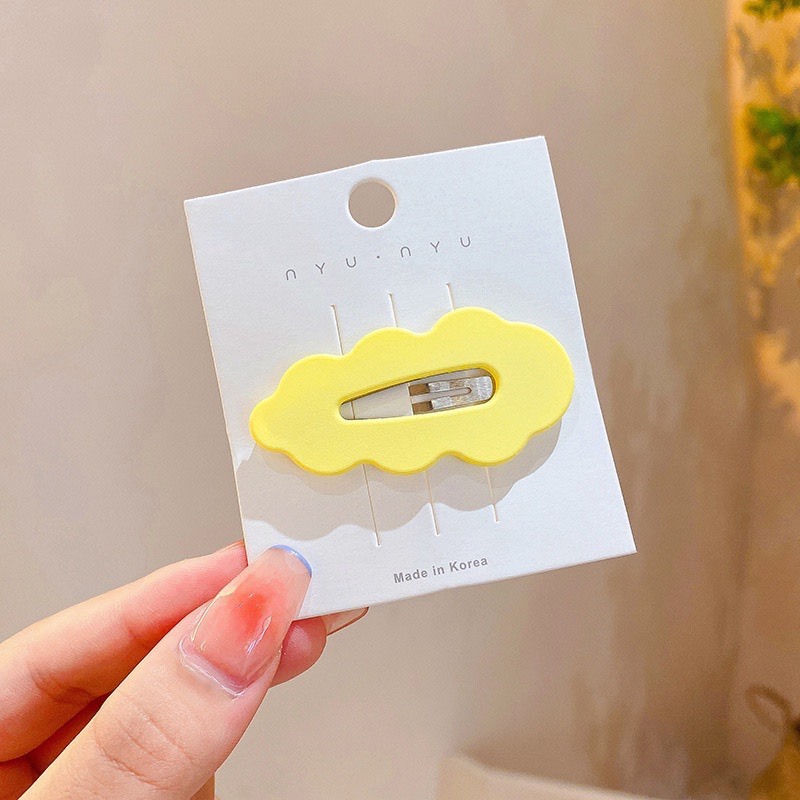 Kẹp Tóc Hình Đám Mây Hoạt Hình Màu Sắc Ngọt Ngào Dễ Thương Xinh Xắn Phong Cách Hàn Quốc