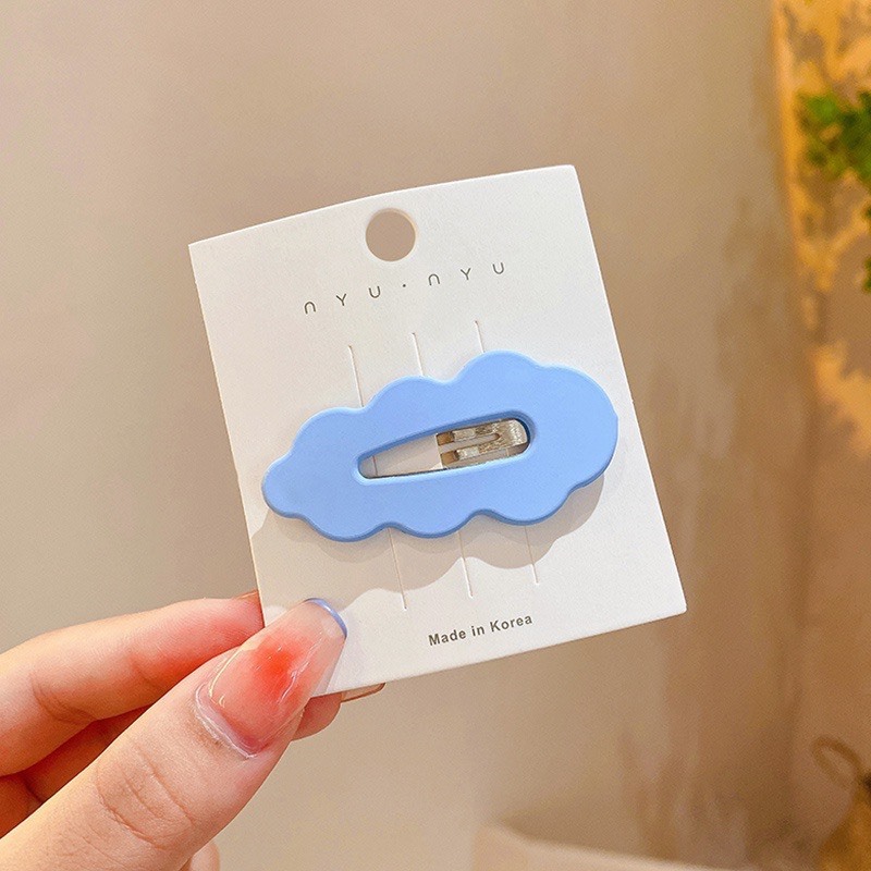 Kẹp Tóc Hình Đám Mây Hoạt Hình Màu Sắc Ngọt Ngào Dễ Thương Xinh Xắn Phong Cách Hàn Quốc