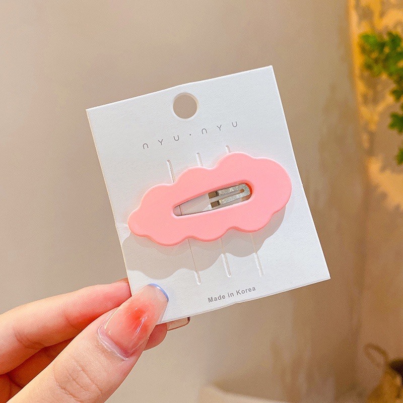 Kẹp Tóc Hình Đám Mây Hoạt Hình Màu Sắc Ngọt Ngào Dễ Thương Xinh Xắn Phong Cách Hàn Quốc