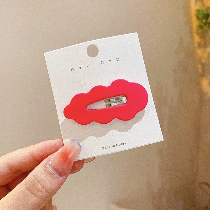 Kẹp Tóc Hình Đám Mây Hoạt Hình Màu Sắc Ngọt Ngào Dễ Thương Xinh Xắn Phong Cách Hàn Quốc