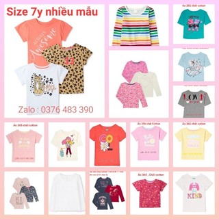 Size 7y _ Áo bé gái xuất dư nhiều mẫu