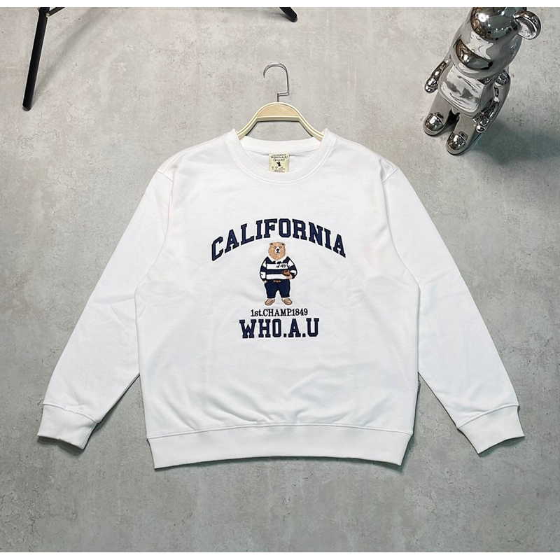 Áo nỉ/ sweater thêu gấu/ Quần nỉ thêu gấu