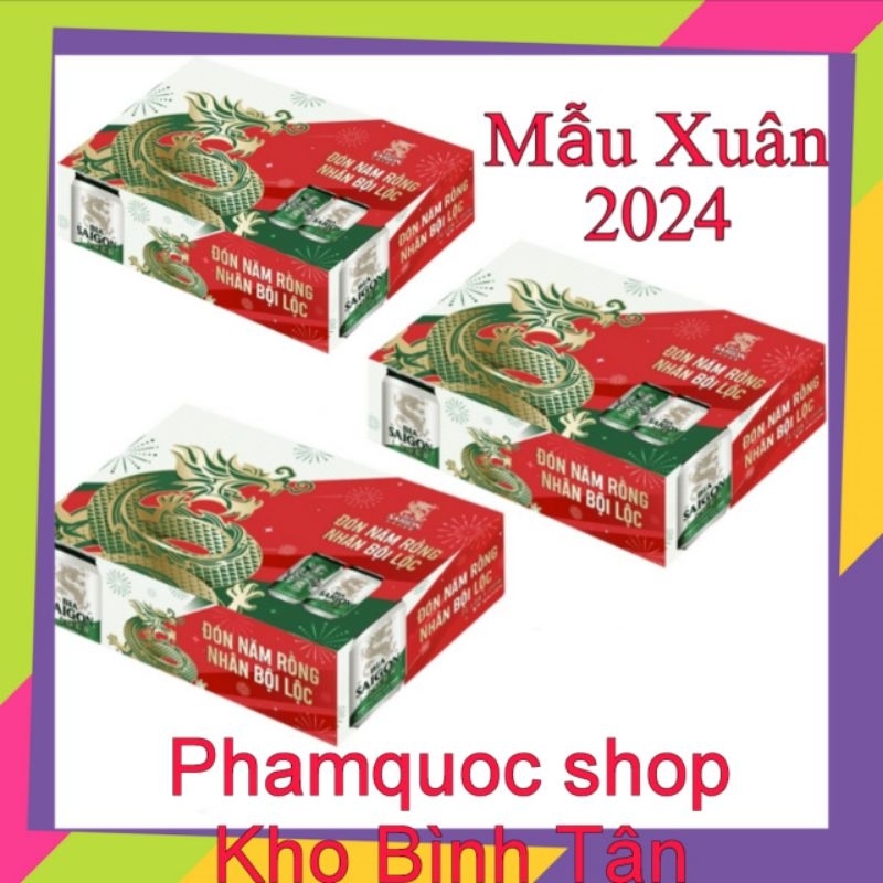 CÓ THẺ CÀO _ COMBO 3 Thùng Bia Sài Gòn Lager 330ml