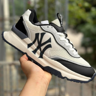 Giày Thể Thao MLB Chunky Runner New York Yankees Black Full Box Bill