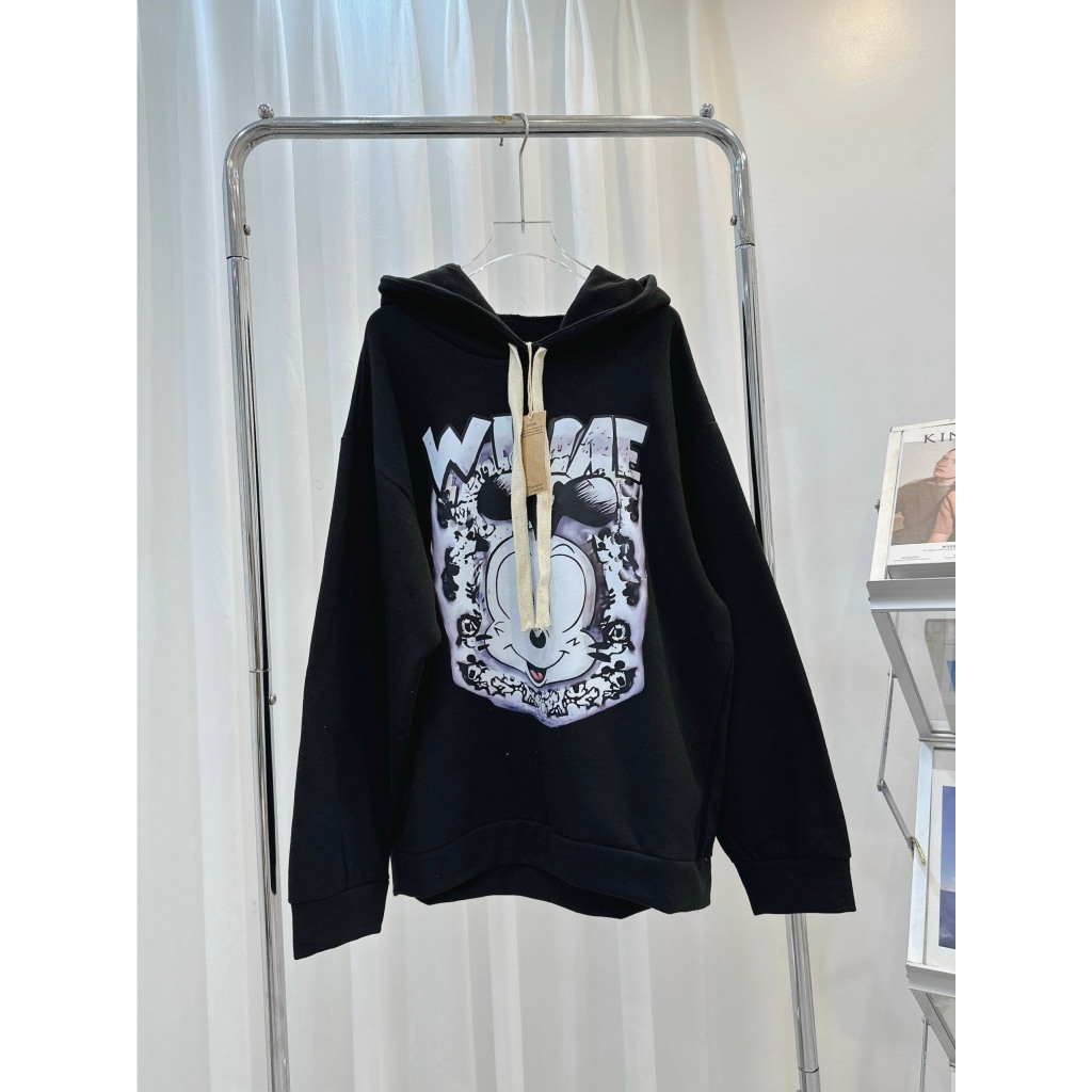 Áo Nỉ Thụng Có Mũ Mickey Loang Dài Tay Dáng Thụng Trùm Áo Hoodie Freesize Form Rộng B310202