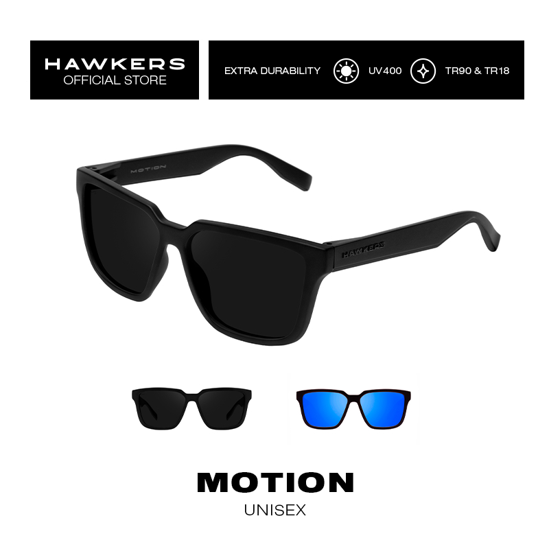 HAWKERS Motion Sunglasses For Men And Women, Unisex. Official Product Designed In Spain