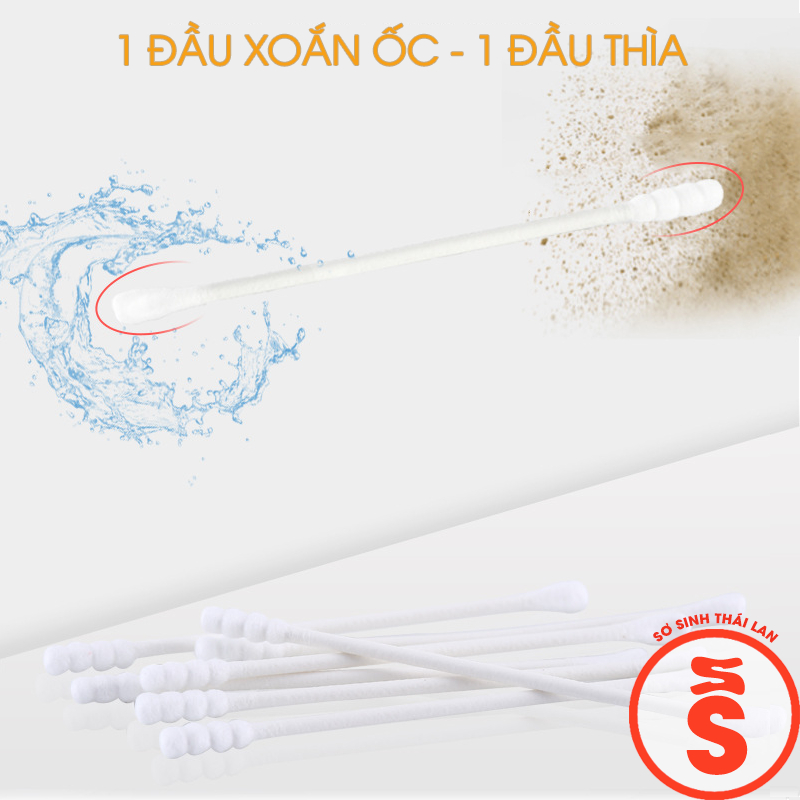 Tăm bông MISUTA cho bé hộp 400 que