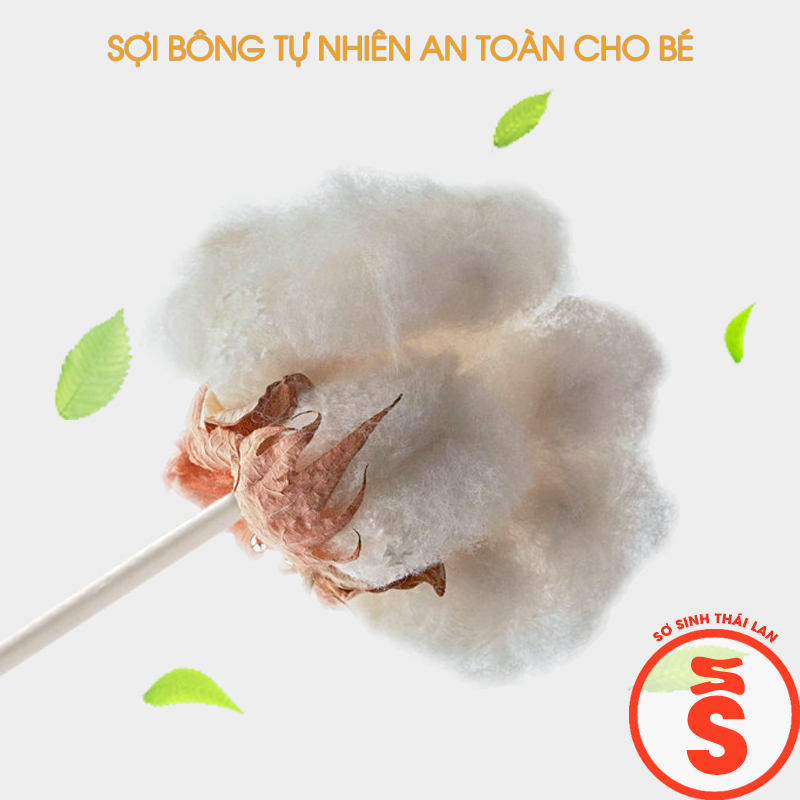 Tăm bông MISUTA cho bé hộp 400 que