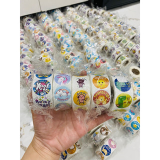 Cuộn 500 miếng dán sticker ngẫu nhiên