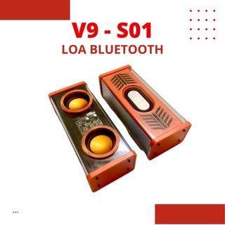 Loa bluetooth V9 – S01 âm thanh hay bass căng có đèn Led