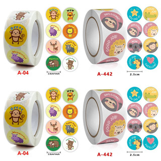 Cuộn 500 miếng dán sticker ngẫu nhiên