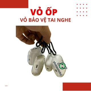 Vỏ bảo vệ tai nghe Airpod pro bằng nhựa trong