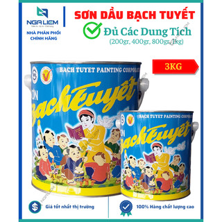 Sơn dầu bạch tuyết đủ các dung tích -