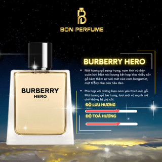 Nước hoa nam burberry hero edp 10ml | bon perfume