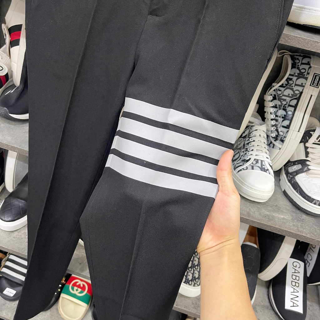 QUẦN TÂY ÂU NAM , QUẦN VẢI BOY PHỐ TRENDING - THÊU 4 XỌC THOM-E