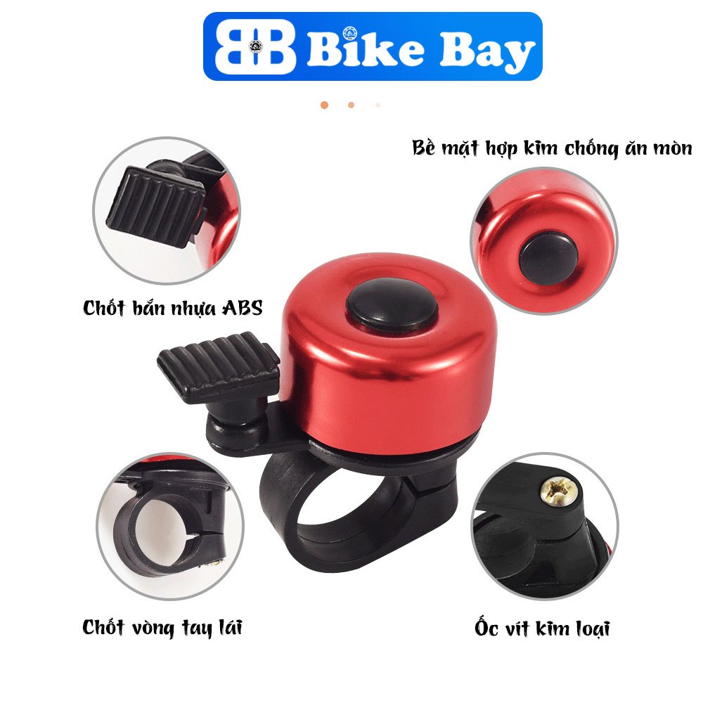 Chuông xe đạp siêu SALE 50%, Còi xe đạp vang tiện lợi khi đạp xe BikeBay