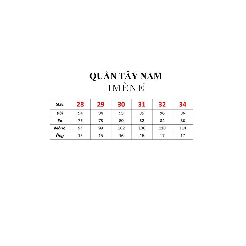 QUẦN TÂY NAM LƯNG CAO IMÈNE SIDETAB- KHUY RÚT 1 BÊN