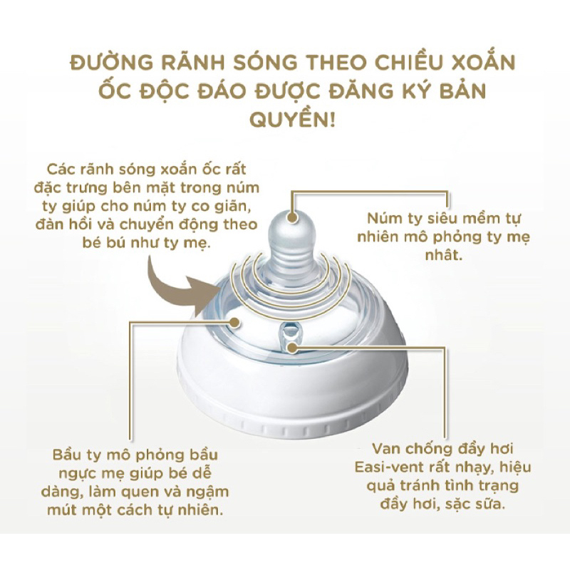 Núm ti siêu mềm tự nhiên Tommee Tippee