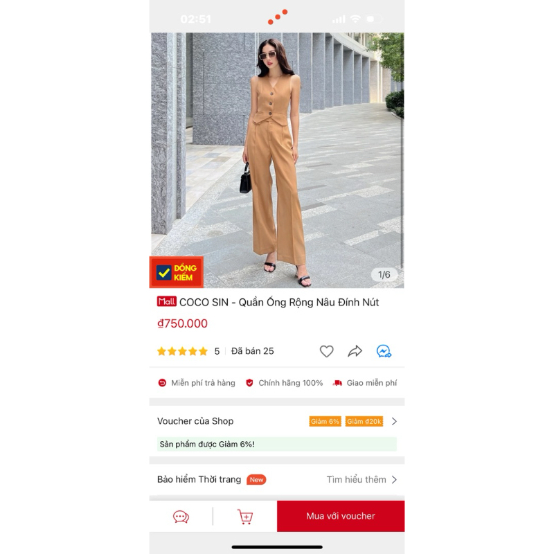 Set COCOSIN new tag gile vest & quần dài