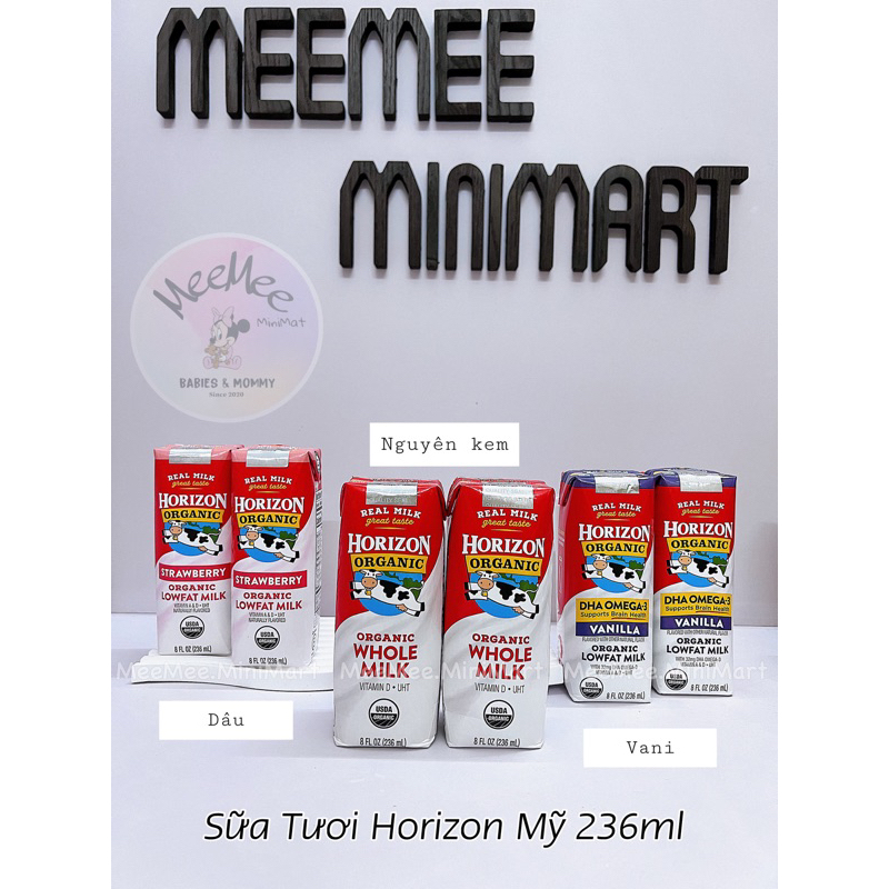 Sữa Tươi Horizon Mỹ 237ml date 1/24
