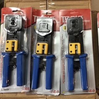 Kìm bấm đầu mạng xuyên thấu, kềm bấm mạng xuyên thấu RJ45, Kìm mạng xuyên thấu trợ lực